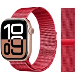 Milanese Loop Strap For Apple Watch Band 46mm 44mm 45mm 40mm 42mm 41mm Correa Bracelet iWatch Series 11 10 9 8 SE 7 6 Ultra 3 2