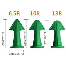 3pcs Multi-functional Silicone Sealant Nozzle Scraper Floor Caulking Tools Silicone Sealant Nozzles Kit Home Improvement Set A