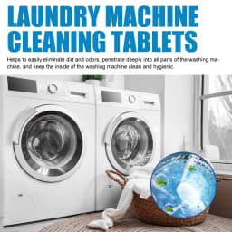 20/40/60PCS Washing Machine Cleaner Tablets Drum Washer Deep Clean Dirt Dissipates Odors Fast Dissolving Long-lasting Fragrance