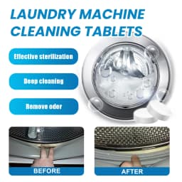 20/40/60PCS Washing Machine Cleaner Tablets Drum Washer Deep Clean Dirt Dissipates Odors Fast Dissolving Long-lasting Fragrance