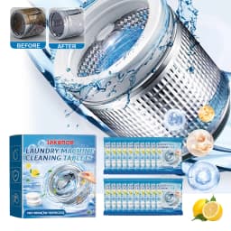 20/40/60PCS Washing Machine Cleaner Tablets Drum Washer Deep Clean Dirt Dissipates Odors Fast Dissolving Long-lasting Fragrance