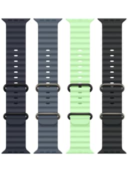 Ocean Strap for Apple Watch Ultra 4 3 2 Band 49mm 46mm 44mm 40mm 45mm 41mm 42mm Correa Bracelet iWatch Series 12 11 10 9 SE 8 7