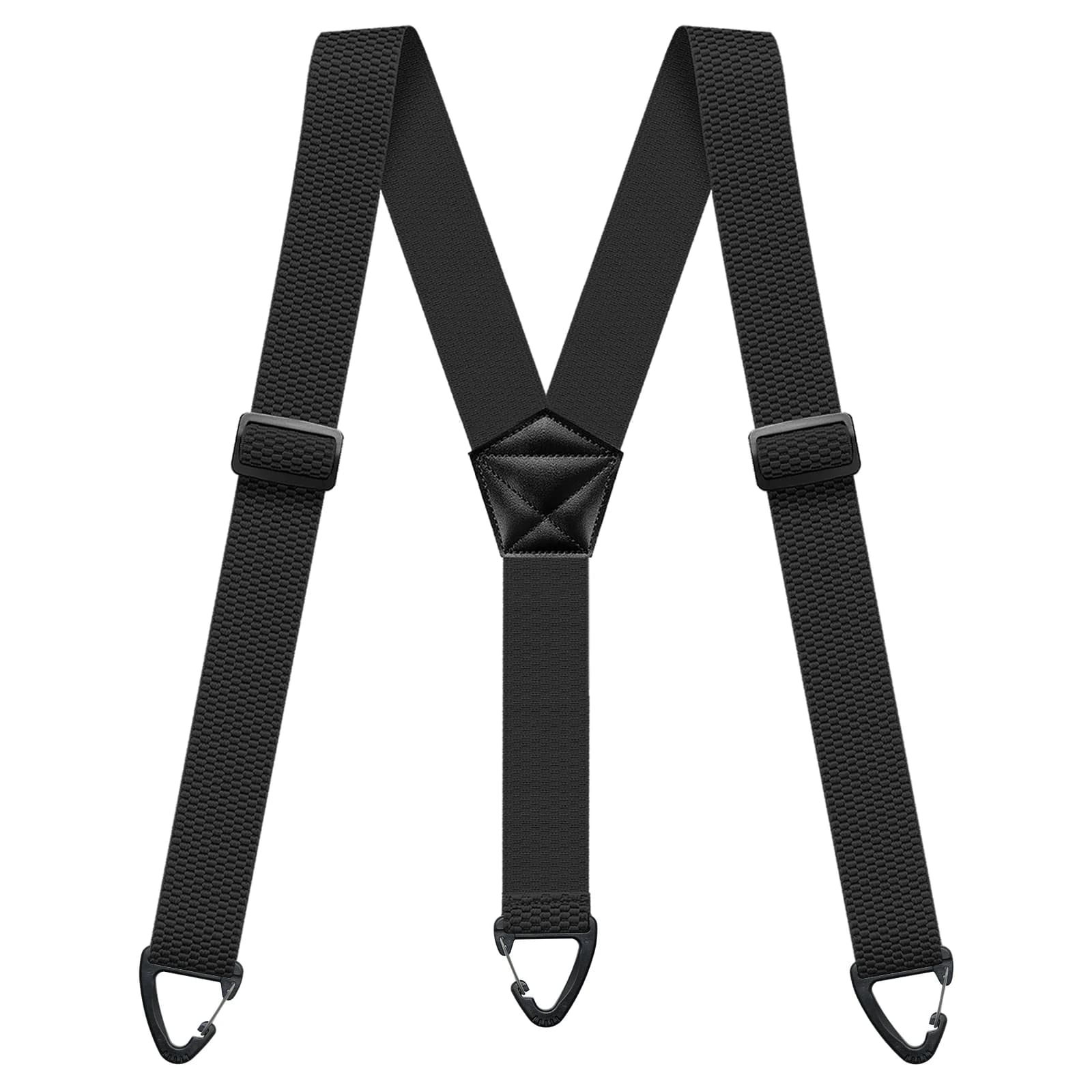 Hidden Suspenders for Men Heavy Duty Work Under Y Back Suspender Clothes 1.5 Inches with 3 Snap Loop