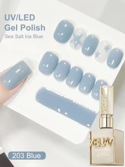 XEIJAYI 1Pc 15ML 13Colors to Choose From Pure Nail Polish Gel Nail Add Semi-Permanent Soak Off UV LED Construction Gel Varnish