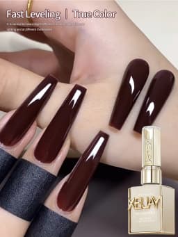 XEIJAYI 1Pc 15ML 13Colors to Choose From Pure Nail Polish Gel Nail Add Semi-Permanent Soak Off UV LED Construction Gel Varnish
