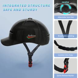 GUDOOK Bike Helmets New Baseball Cap Peaked Cap Bicycle Helmet for Adults Mountain Road Bicycle Helmets Adjustable Size Cycling