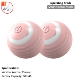 iLMH 1/2 PCS Cat Interactive Ball Toy Automatic Rolling Ball Faux Tail Rechargeable Smart Pet Electric Toy Pet Toy Imitate Mouse