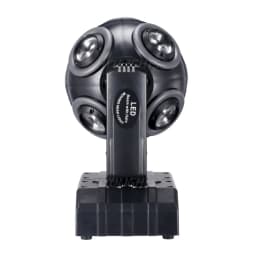 2pcs LED Moving Head Football Light 8x15W RGBW 4in1 With Halo RGB 360 ° Infinite Rotation Beam Strobe Dj Bar DMX512 Stage Effect