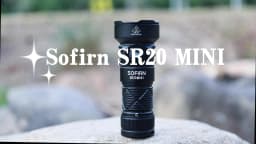 New SOFIRN SR20 MINI 1200lm Flashlight 18350 USB C IP68 Waterproof with Red LED Key Light for Camping Emergency Situations