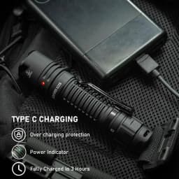 Sofirn SC28 Powerful Light Tactical XHP50B HD Rechargeable Flashlight 2800 Lumens Lantern EDC Torch IPX8 for Hunting Fishing
