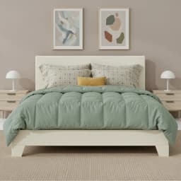 HOOMIC Full/Queen/King Upholstered Bed Frame with Adjustable Linen Headboard, Sturdy Wood Slats & Quiet Support