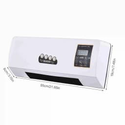 NEW Heater with Fan Heater Fan 2 in 1 Heating Nature Wind Timing Digital Display Wall Mounted Space Heater for Home Dormitory