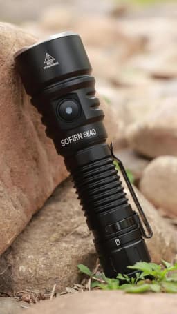 Sofirn SK40 SFT70 LED 3200lm Tactical Flashlight 21700 Rechargeable Powerful Torch 580M Long-Range With Spotlight