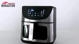 8.5QT Air Fryer, View Window, Multifunctional Large Family Size Capacity for 4-8 People, 10in1 Smart Digital Presets Air Frying