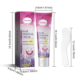 Oceaura Herbal Hair Removal Cream Gentle Non-irritating Skin Improve Roughness Pore Invisible Moisturize Smooth Hair Removal Gel