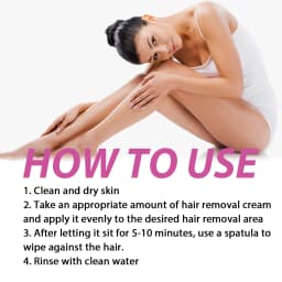 Oceaura Herbal Hair Removal Cream Gentle Non-irritating Skin Improve Roughness Pore Invisible Moisturize Smooth Hair Removal Gel