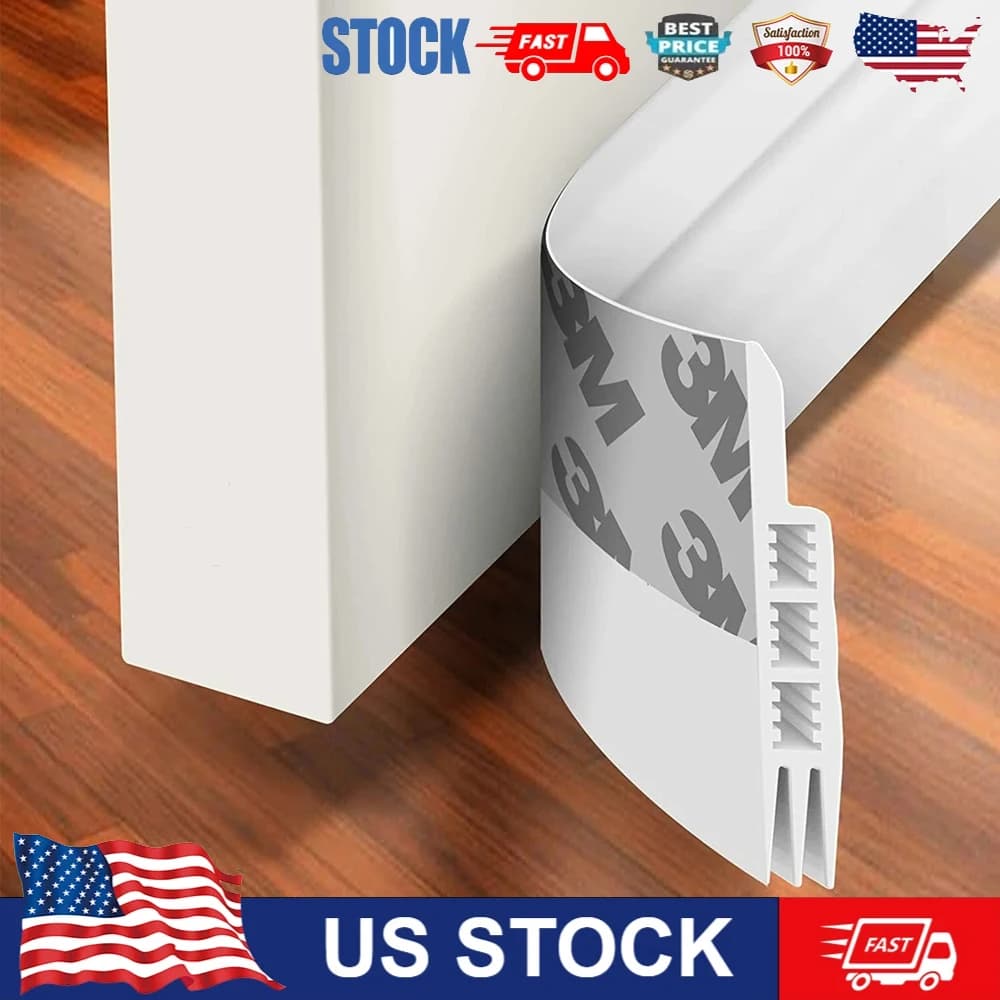 Bestselling New Silicone Under Door Sweep Weather Stripping Door Draft Stopper Blocker Insulator Noise Stopper Strong Adhesive