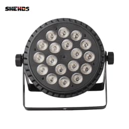SHEHDS Fast Shipping Aluminum Alloy LED Flat Par 18x12W & 18x18W Lights RGBW Lighting DMX512 Disco DJ Venue Wedding Party