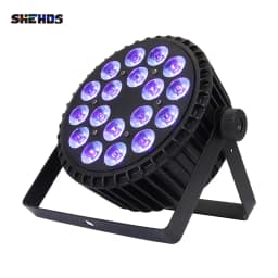 SHEHDS Fast Shipping Aluminum Alloy LED Flat Par 18x12W & 18x18W Lights RGBW Lighting DMX512 Disco DJ Venue Wedding Party