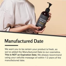 M3 Naturals Cellulite Massage Oil 8oz - Smooth the Appearance of Cellulite - Body Care & Skin Care Massage Oil - Topical Collage