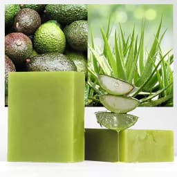 Aloe Brightening Soap Bar, Remove Dark Spots, Sun Spots, Acne, Oil Control, Clean Stains, Exfoliation, For Face and Body, 200g