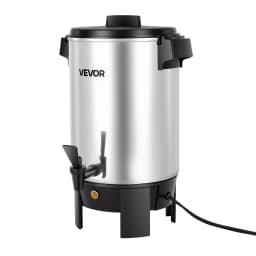 SucceBuy Commercial Coffee Urn Hot Beverage Dispenser with Dripless Faucet Quick-Brewing Coffee Maker for Catering, Party