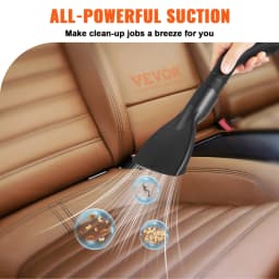 SucceBuy Wet Dry Vac 2.6 Gallon 2.5 Peak HP 3 in 1 Portable Shop Vacuum with Blowing Function Attachment Storage for Floor