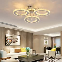 Modern Luxury Ceiling Crystal Chandelier Decoration Home Furniture Living Room Hanging Ceiling Lamp Kitchen Light Led Lighting