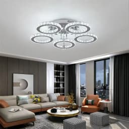 Modern Luxury Ceiling Crystal Chandelier Decoration Home Furniture Living Room Hanging Ceiling Lamp Kitchen Light Led Lighting