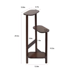 3 Tier Tall Bamboo Plant Stand Corner Plant Rack Flower Pot Holder Storage for Balcony Garden Organization