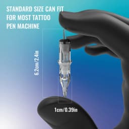 YILONG 50/20PCS Mixed Transparent Professional Tattoo Needles with Membrane Safety Cartridges Disposable Tattoo NeedleForTattoo