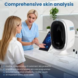 AISA O1 Pro Face Skin Analyzer Diagnostics Machine 15.6 Inch 3D AI Professional Facial Skin Tester Scanner Analyzer Report Print