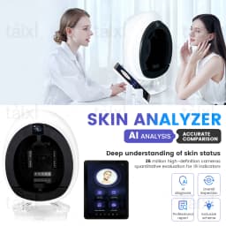 New 3D Facial Skin Analyzer Machine 15.6 inch Skin Analyzer Facial Machine 10 Light Spectrum Skin Analysis Scanner