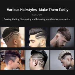Rechargeable Hair Clipper Barber Professional Electric Hair Trimmer Shaver Trimmer Beard 0mm Men Hair Cutting Machine for Men