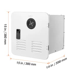 SucceBuy RV Tankless Water Heater Instant Shower 15 x 15 in Optimized Comfort Performance Hot Water Ideal for RVers' Family