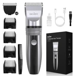 Sejoy Electric Hair Clippers Men Professional kit USB Rechargeable Men's Barber Hair Cutting Machine Beard Trimmer For Men Kids