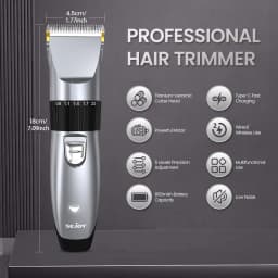 Sejoy Electric Hair Clippers Men Professional kit USB Rechargeable Men's Barber Hair Cutting Machine Beard Trimmer For Men Kids