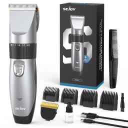 Sejoy Electric Hair Clippers Men Professional kit USB Rechargeable Men's Barber Hair Cutting Machine Beard Trimmer For Men Kids