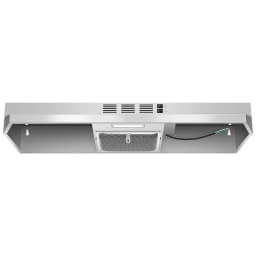 24/30/36" Under Cabinet Range Hood 280CFM Convertible Ducted/Ductless, 2-Speed & LED Light,Stainless Steel,Removable Filter