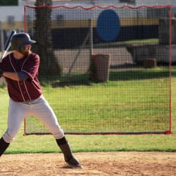 Baseball Practice Net Portable Hitting Pitching Batting Training Net Baseball Backstop Net Catching Training Net for Ball Sports