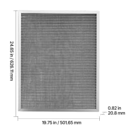 SucceBuy Electrostatic Air Filter Washable & Reusable Aluminum AC/HVAC Furnace Filter MERV 8 Long Lifetime Home or Office