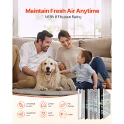 SucceBuy Electrostatic Air Filter Washable & Reusable Aluminum AC/HVAC Furnace Filter MERV 8 Long Lifetime Home or Office