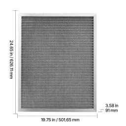 SucceBuy Electrostatic Air Filter Washable & Reusable Aluminum AC/HVAC Furnace Filter MERV 8 Long Lifetime Home or Office