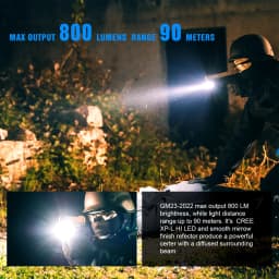 Trustfire GM23 Tactical LED Flashlights Mini Pistol Lights 800 Lumens USB Rechargeable Quick Release Handgun 1913/GL Rail