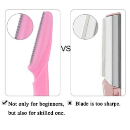 10/30/40Pcs Eyebrow Razor Facial Razor for Women Multipurpose Exfoliating Dermaplaning Tools with Precision Cover Safety Beauty