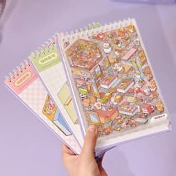 3D Cabin Scene Stickers Book Visual Stacking Cartoon Scene Sticker Collection DIY Cabin Scene Toy Game Stickers