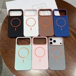 Ultrathin Simple For Magnetic Phone Case For iPhone 11 12 13 14 15 16 17 18 Pro Max Air Wireless Charging Soft Matte Phone Cover