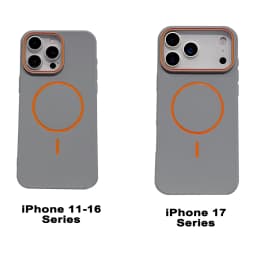 Ultrathin Simple For Magnetic Phone Case For iPhone 11 12 13 14 15 16 17 18 Pro Max Air Wireless Charging Soft Matte Phone Cover