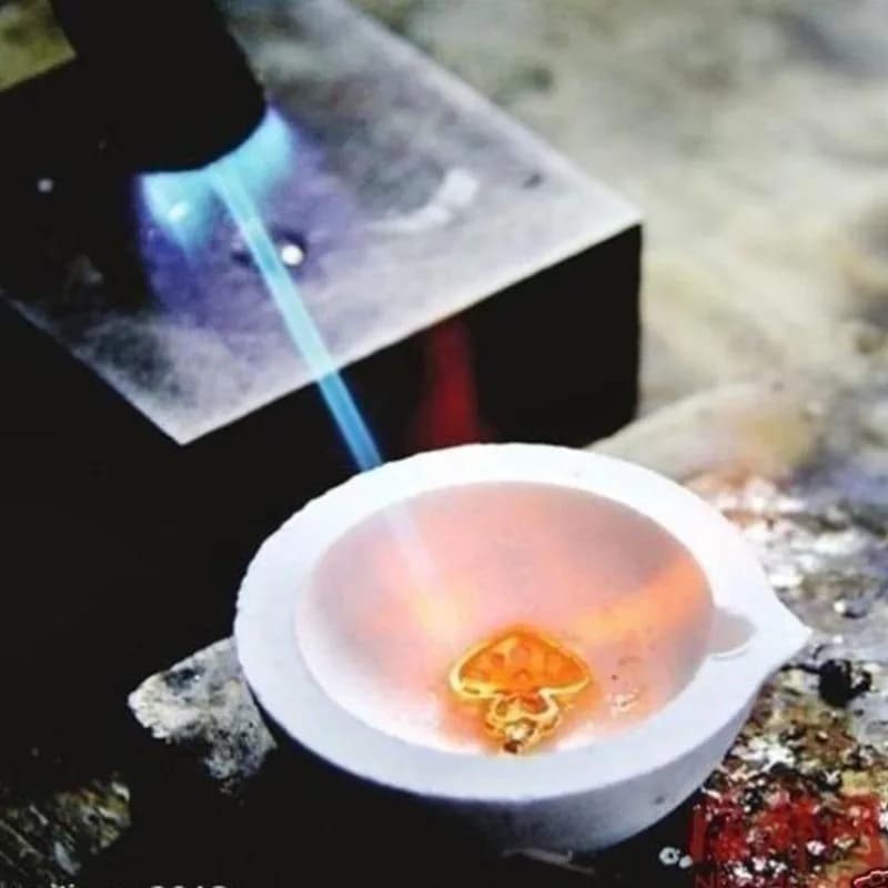 1pc High Temperature Quartz Silica Melting Crucible Dish Bowl Pot Casting Gold Silver Metal Jewelry Casting Container