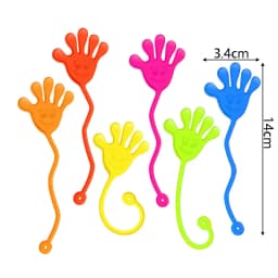 10-30pcs Sticky Hands & Spider Web Toy Stretchy Stress Relief Fidget Toys for Kids Birthday Favor Halloween Gift Supplies